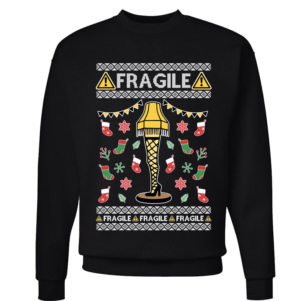 Fragile Leg Lamp Ugly Christmas Sweater Funny Xmas Gift T-Shirt Fragile Leg Lamp Ugly Christmas Sweater Funny Xmas Gift T-Shirt