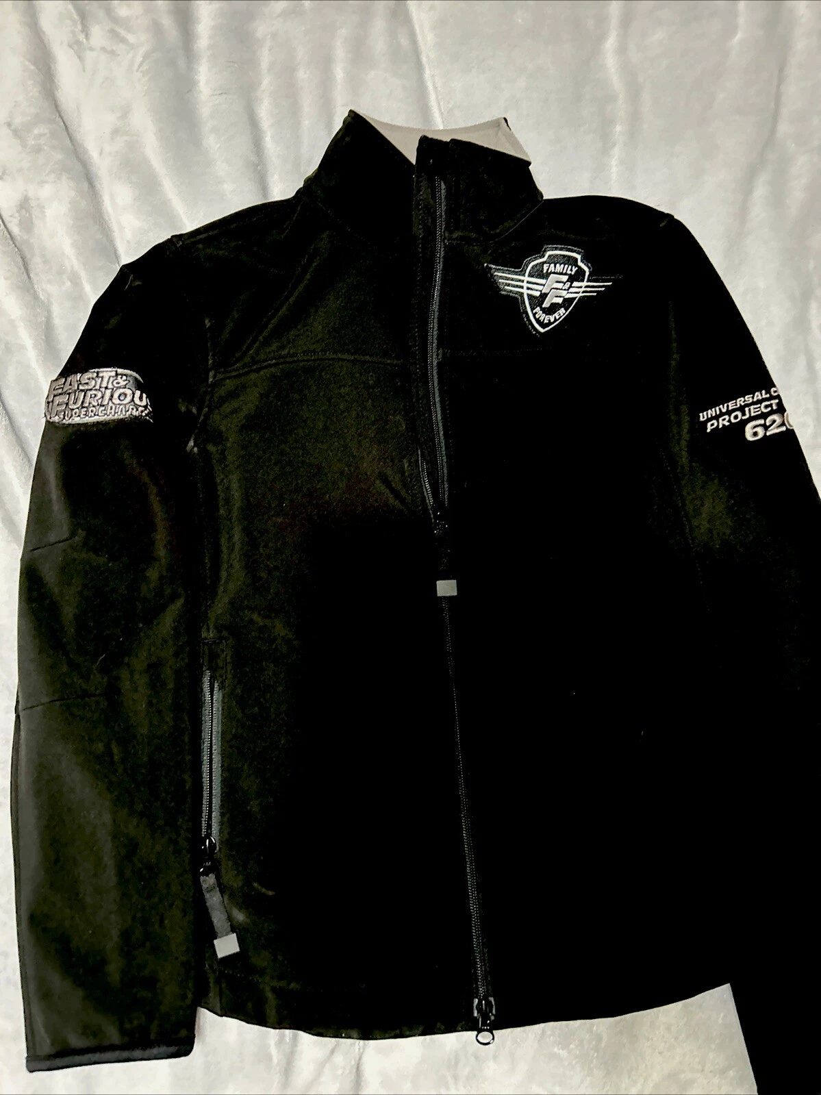 Fast & Furious family First Universal Studios Zip Polyester Jacket Adult Small