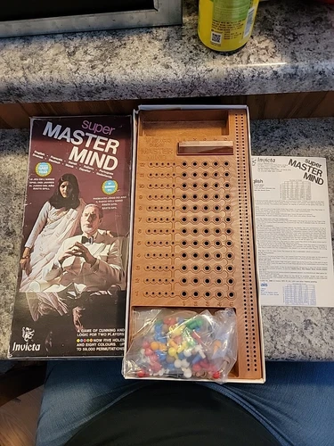 VTG Super Mastermind Board Game Parker Brothers 1975 Complete with Original Box