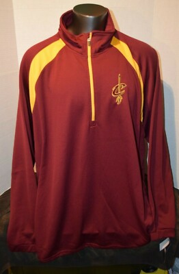 Cleveland Cavaliers NBA GIII Carl Banks Sz 5XL & 6XL  Lt Weight 1/4 zip Jacket