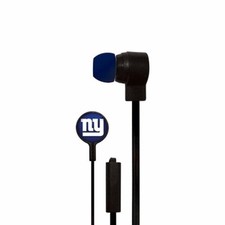NFL NY Giants Stereo Earbuds Brand New  Factory Sealed 