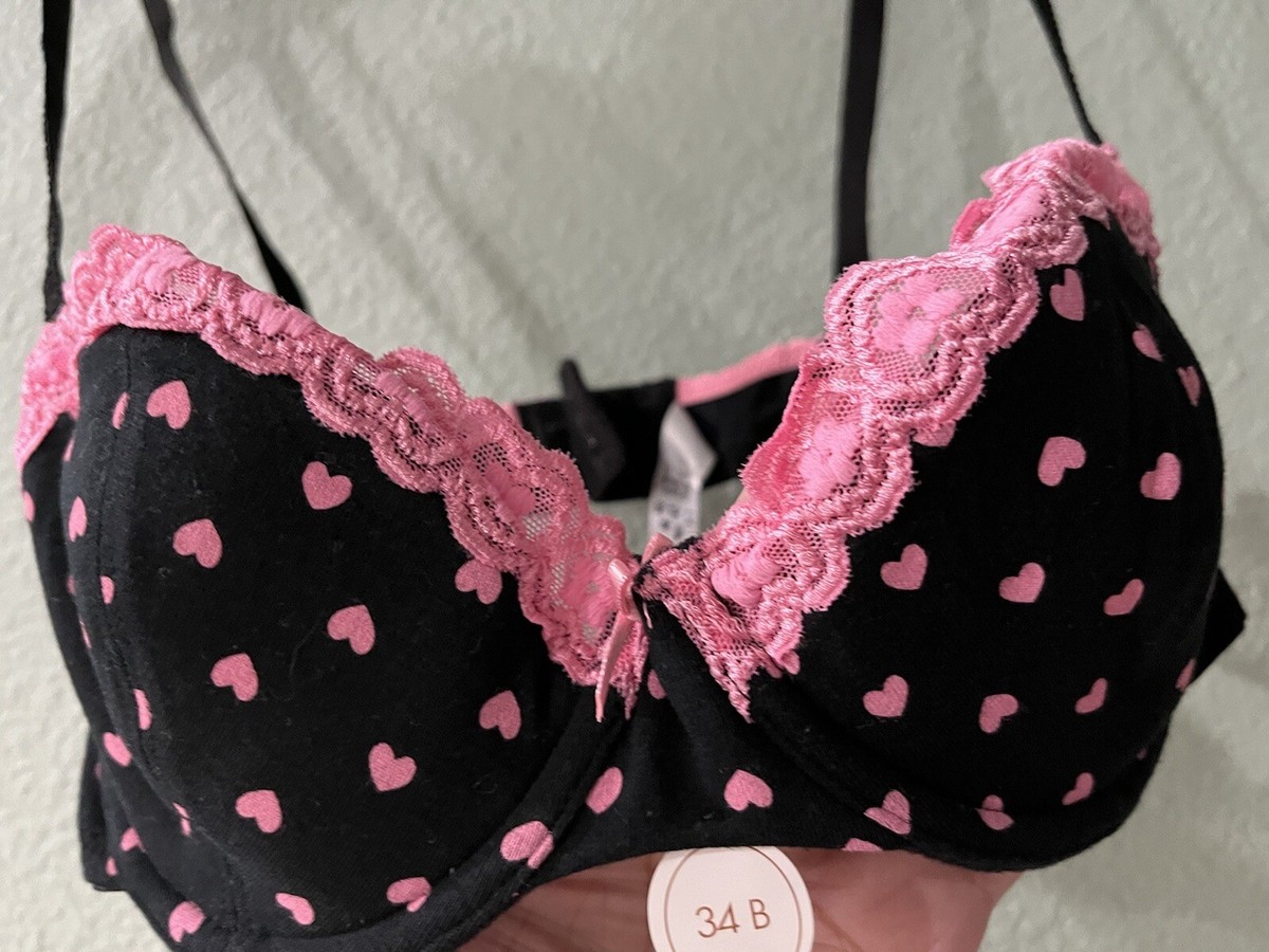 Victoria’s SecretBLUEBELLA ブラソングセット34D M Victoria's Secret Blue Shine Strap Rhinestone Bra 34D Very