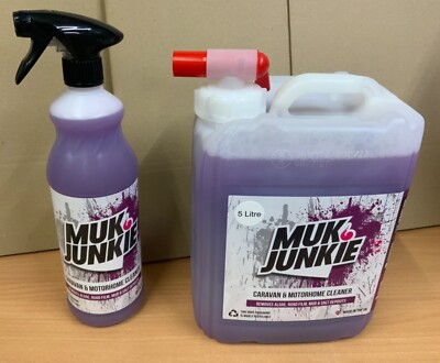 6 Liter MUK Junkie Reiniger Schwarz Streifen Algen Entferner für Wohnwagen s Wohnwagen