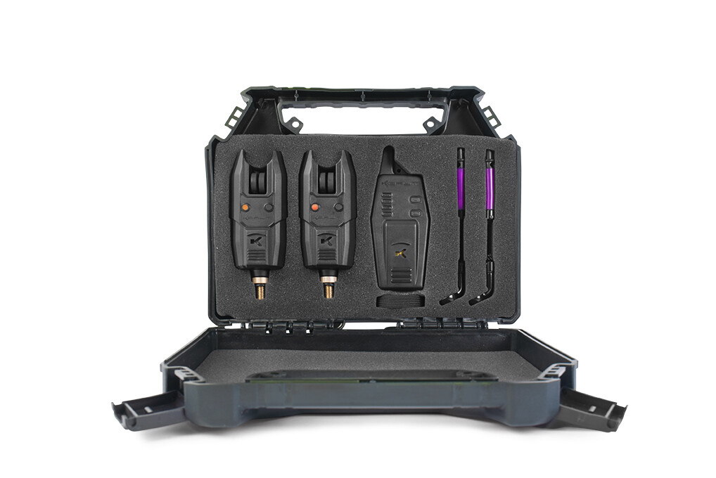 Korum KBI-R Presentation Set 2 Rod With Indicators - Carp Fishing Bite Alarms
