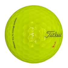 Titleist Pro V1X 2024 Yellow Mint AAAAA 48 Used Golf Balls 5A