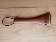 SPECIAL FRENCH MODEL VIOLIN TAILPIECE (108 MM), PURE BOXWOOD, WHITE FRET