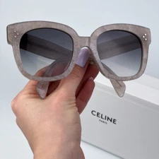 Celine Women Sunglasses Grey Silver Smoke Gradient CL4002UN 20B BRAND NEW