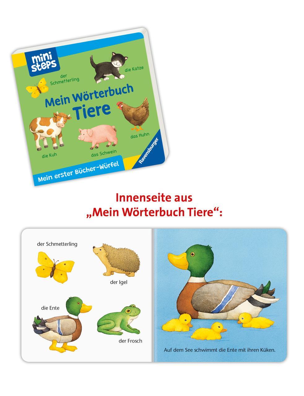 Thumbnail - Ministeps: Mein Erster Bücher-würfel: Meine Ersten Wörter (b ...