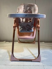 billie faiers high chair rose gold