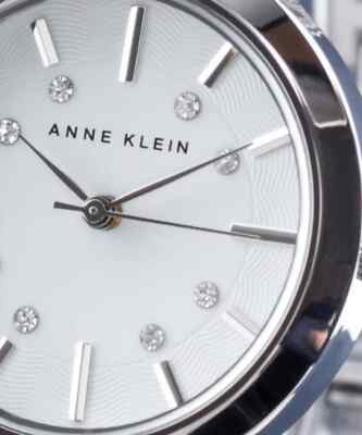 ANNE KLEIN Womens Swarovski Crystal Stainless Steel Watch AK  display picture 3