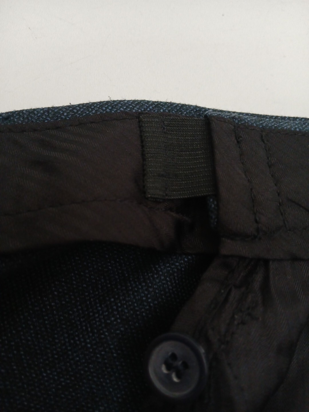 Greenwoods Regular Fit Trousers size W34 L31 Elasticated waist sections Navy Mix image 5