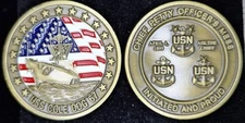 DDG-67 USS COLE CPO CHIEF - Navy Challenge Coin
