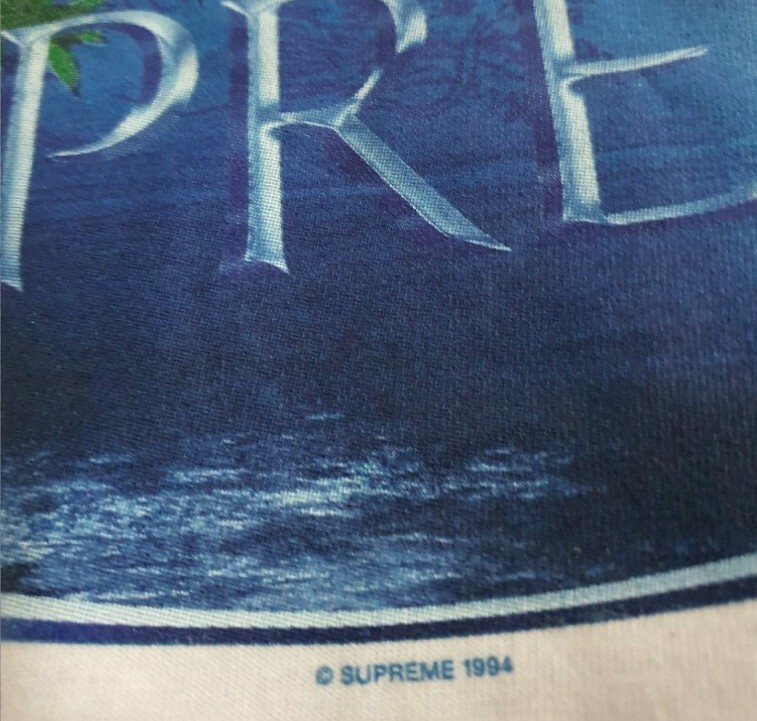 SS16 Supreme Lagoon tee size M medium white T-shirt New thumbnail 7