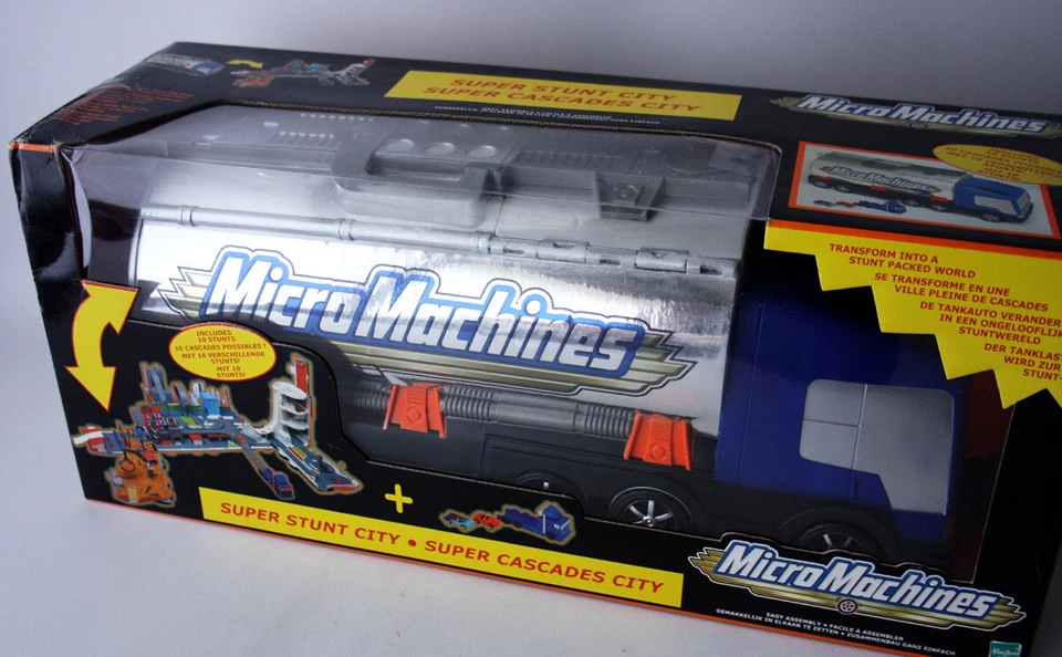 RARE 2001 HUGE MICRO MACHINES SUPER STUNT CITY PLAYSET HASBRO NEW SEALED ! - Image 2 of 4