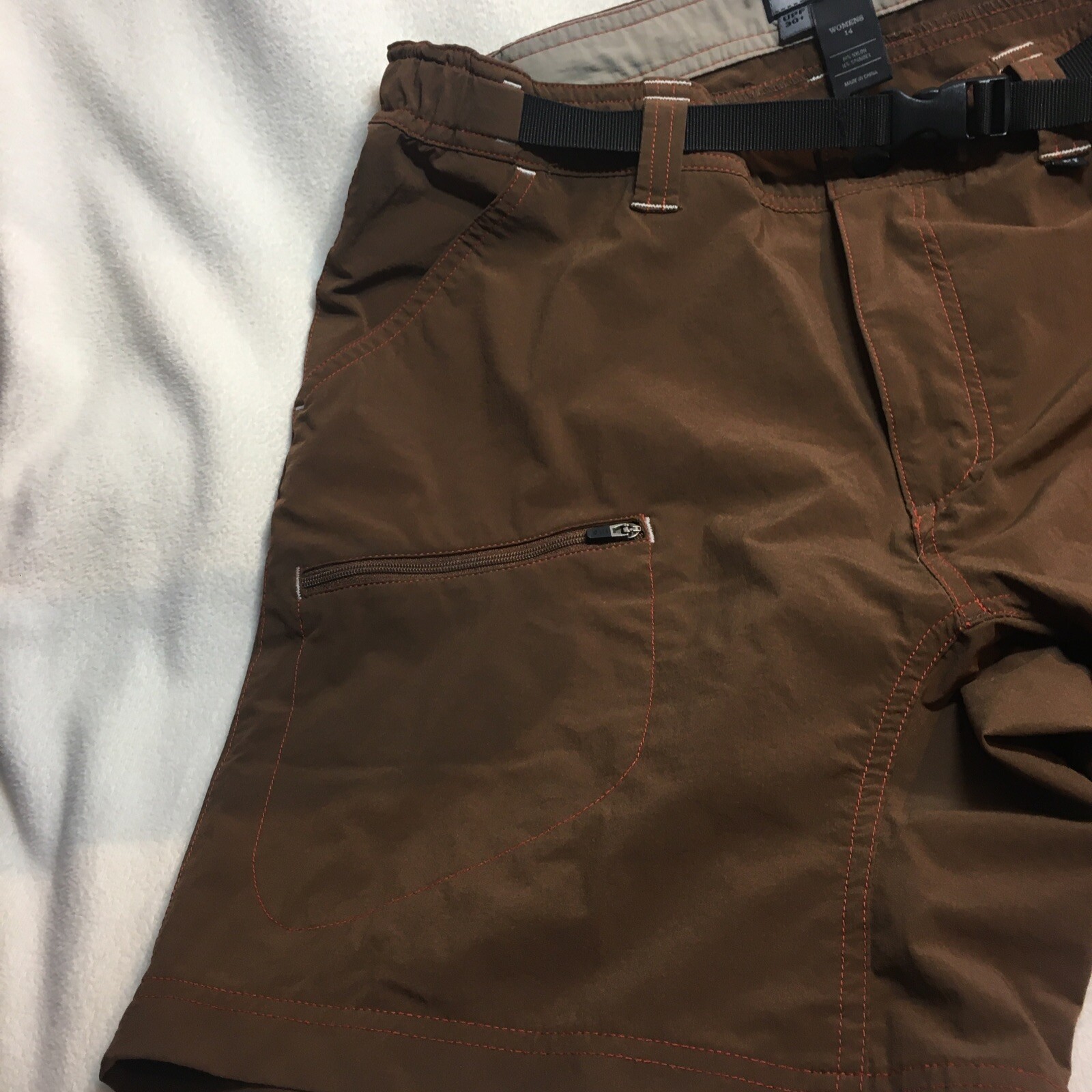 Womens REI Stretch Hiking Cargo Shorts with UPF 30+ … Gem