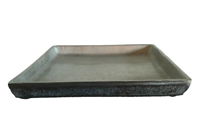 Dekoteller DOST quadratisch, Aluguß 19 cm x 19 cm, Kerzenteller, Tablett