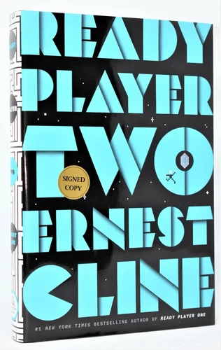 ✎✎SIGNED 1st Print✎✎READY PLAYER TWO AUTOGRAPHED Ernest Cline NEW +COA