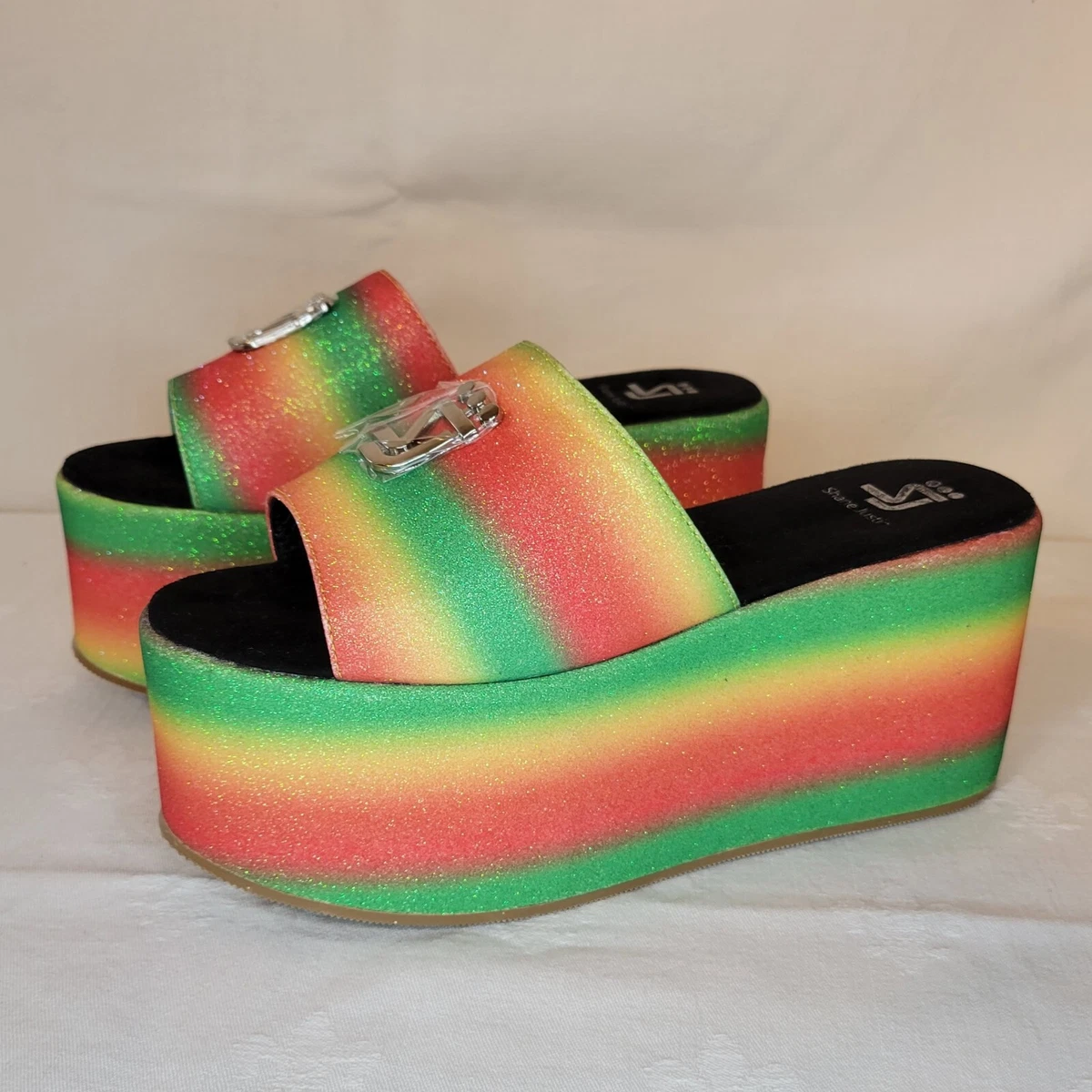 Platform multicolor deals sandals