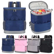 Camping Cooler Backpack 20 Cans Insulated Leak Proof Travel Cooler Thermal Bag