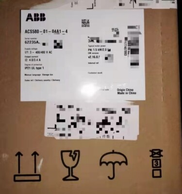 1pc ABB ACS580-01-04A1-4 frequency converter 3PH 1.5KW