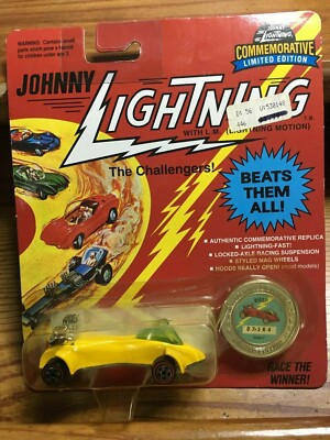 Johnny Lightning Commemorative Limited Edition Series F WASP w/collectoters coin