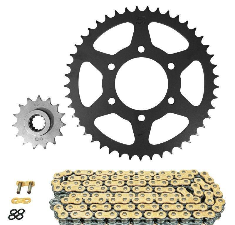 Kit chaîne moto Kawasaki Z 800 pas 520 couronne 45 dents pour entretien périodique