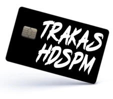 Trakas HDSPM Credit Card Skin Cover Vinyl Stickers (4 Pack) Trakas HDSPM Sticker