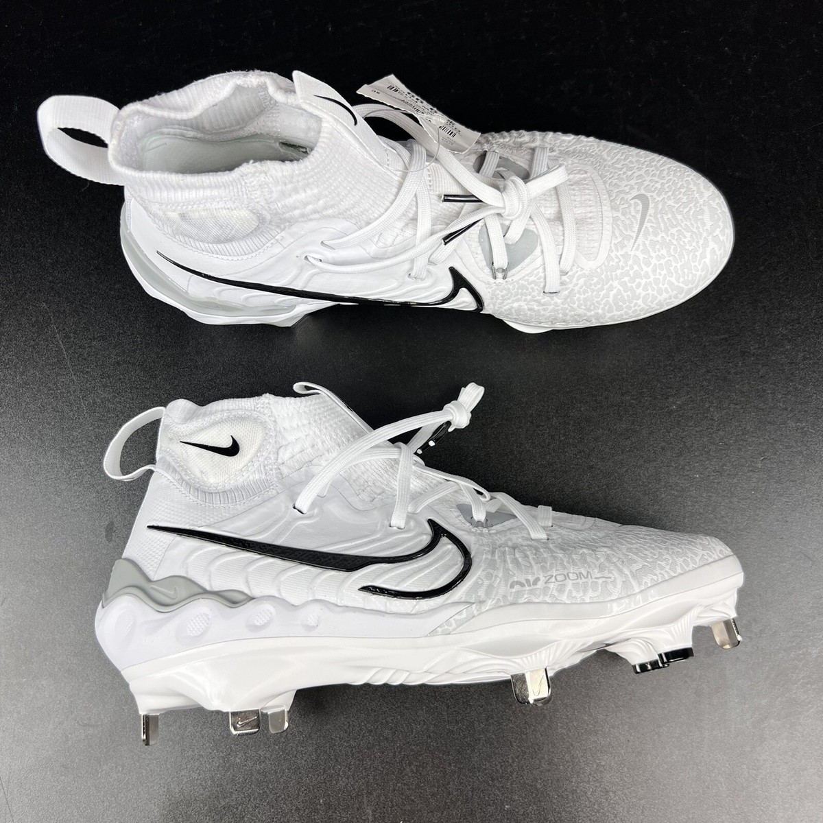 Nike Alpha Huarache NXT Baseball Cleats Men's Size 7.5 White