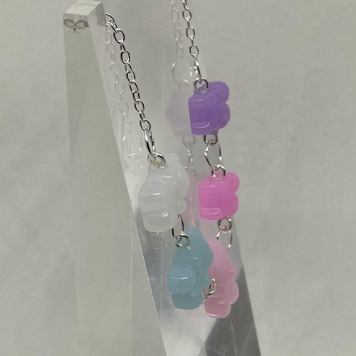 1 x sweetie Bear necklace. Choose your colour. Gummy Bear 20 Inches long - Picture 13 of 26