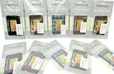 Foster Grant Credit Card Size 1.5x Magnifier w LED Light Asst Styles LOT OF 10