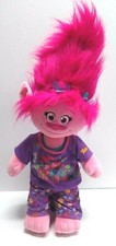 Build-A-Bear Trolls Poppy Peluche 15" Rosa Hug Me PJ's Sonido Voz Caja Retirado BAB