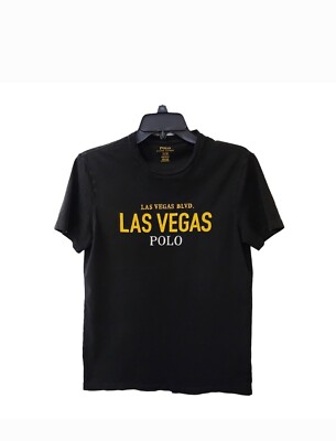 Polo Ralph Lauren LAS VEGAS ポロシャツ SP 黒 カスタム スリム フィット ストレッチ メッシュ ポロシャツ
