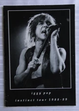 Vintage Tour Program Iggy Pop Instinct Tour 1988 - 89                         70