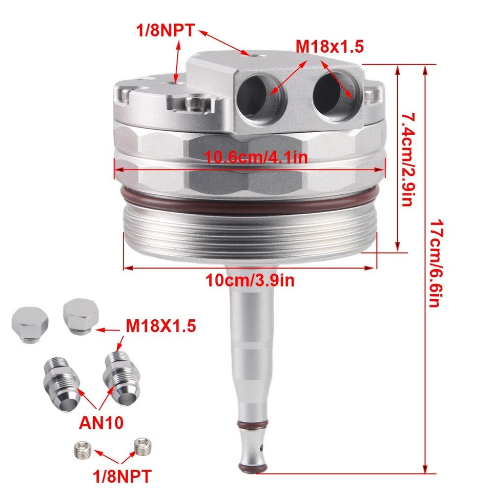 Oil Cooler Filter Lid Cover Cap For BMW M52 M54 M56 E36 E46 E39 E60 E61 X3 X5 Z3 - Изображение 4 из 4