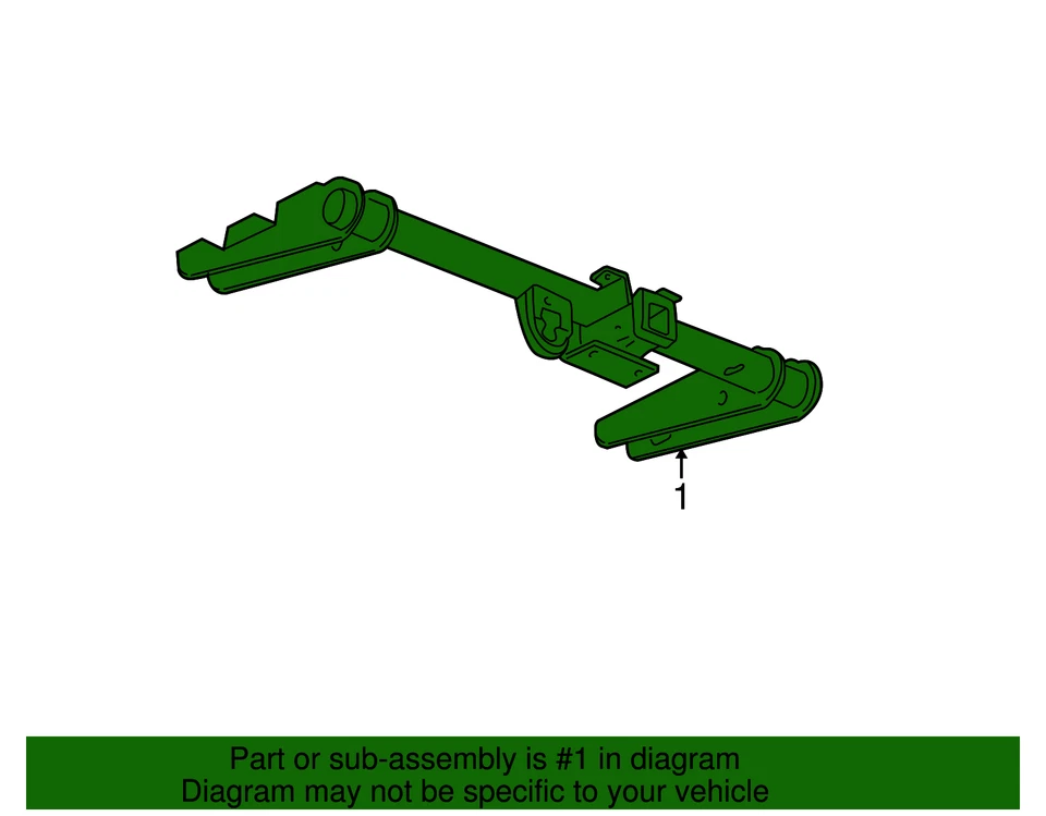 Genuine GM Trailer Hitch Platform 15106790 Foto 4 de 4