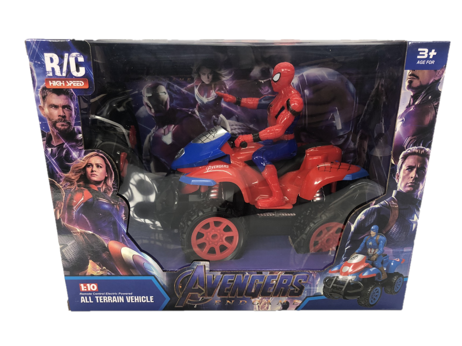 spiderman remote control quad bike