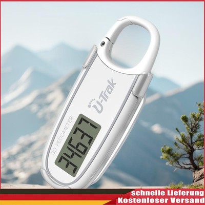 Walking 3D Pedometer Simple Step Tracker Large Screen LCD Display for Women Men
