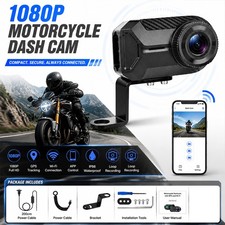 WiFi Motorcycle Driving Dash Camera DVR Camcorder Loop Recording IP66 Waterproof