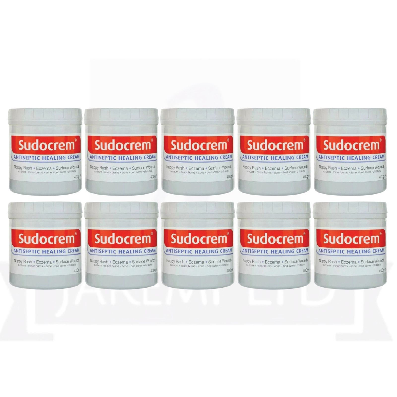 Sudocrem Antiseptic Healing Cream 400g Pack of 10 - [EXP 04 - 2027]
