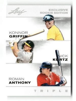 2024 Leaf Exclusive ROOKIE Edition Konner Griffin Nick Kurtz Roman Anthony ERE06