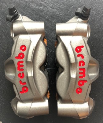 2 org Brembo Bremszangen Bremsattel M50 Monoblock 100 mm Ducati Aprilia KTM neu