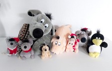 8 Uli Stein Plüschtiere Konvolut Dimo Maus Schwein Pinguin Hund Rucksack