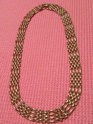 Vintage NAPIER Halskette Goldfarben Designer Schmuck Retro USA