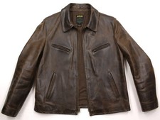Men s Schott 673 Retro MOTO Heavy Waxy Cowhid...