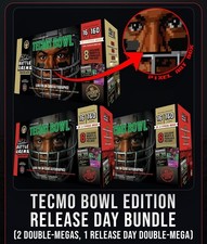 Tecmo Bowl Edition Release Day Bundle PRESALE 3 Double Mega Boxes + Promo
