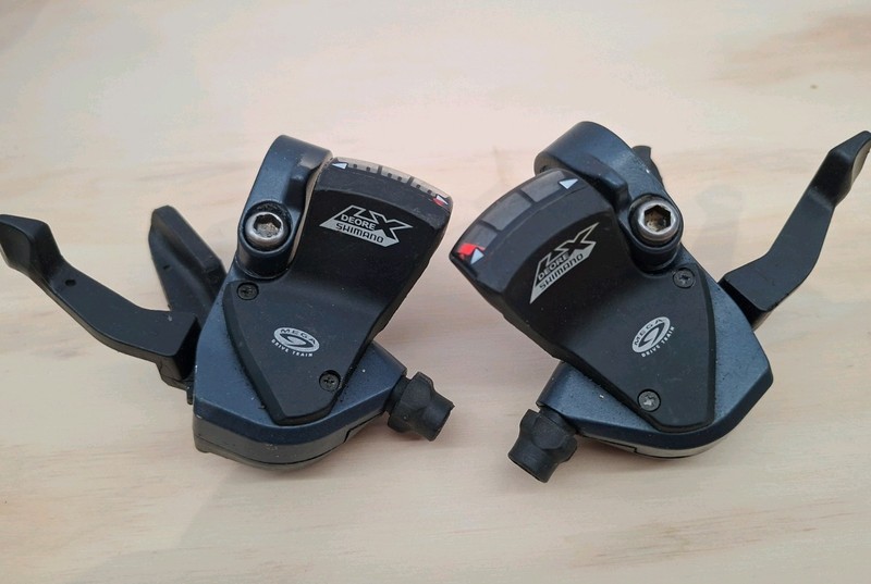 VvGC Retro Shimano LX SL-M570 shifter pod set 9 spd 9x3 (MR9)