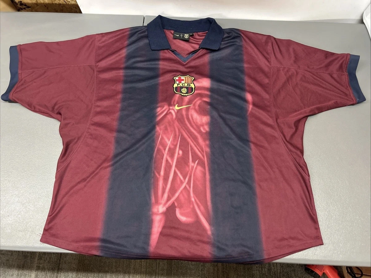 Travis Scott Cactus Jack x Nike x FC Barcelona Skeleton Retro
