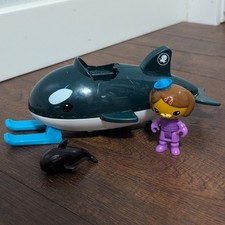 Octonauts Gup O Set Orca Whale Vehicle and Dashi and Orca Figures