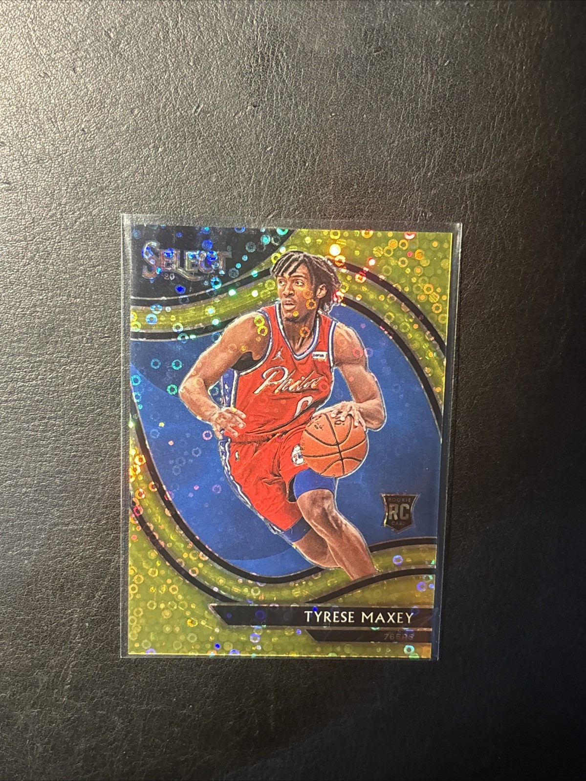 2020 Select Tyrese Maxey Gold Courtside Rookie Disco /10 Philadelphia 76ers! 🔥