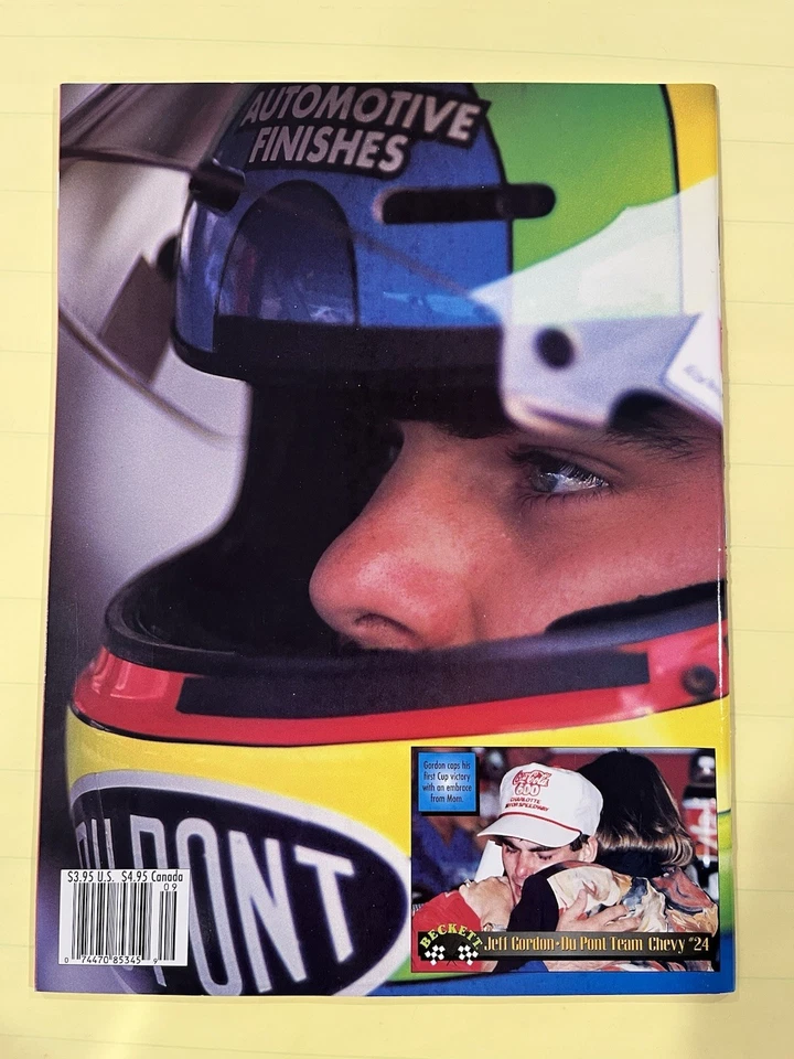 Beckett Racing Magazine #1 Sept.1994 Dale Earnhardt; Jim Beckett Signed w/JSA - Image 3 of 4